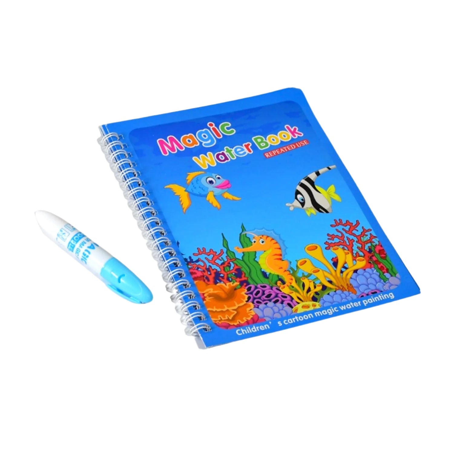 Water-based coloring book with magic pen Water-based coloring book with magic pen